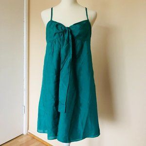 Love21 Emerald Green Satin Dress